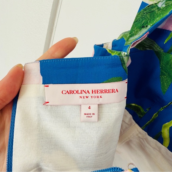 Carolina Herrera floral bustier top • size 4 - Picture 5 of 6